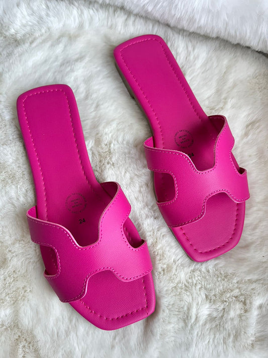 Julia’s pink sandals