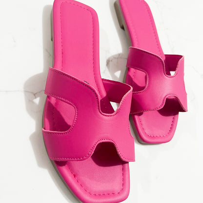 Julia’s pink sandals