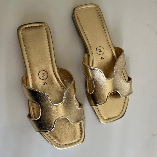 Julia Gold Sandals